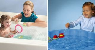 9 интересных водных игр для малышей в ванной