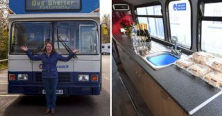 Безвозмездная помощь: женщины превращают автобусы в дома для бездомных