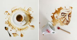 Невероятное искусство Джулии Бернарделли: рисунки из кофе и чая