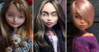 Эта украинская художница меняет кукол, делая их похожими на реальных людей!
