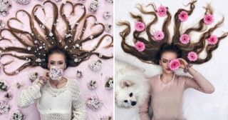 Девушка посвятила Instagram своим роскошным волосам: 20 красивых фото