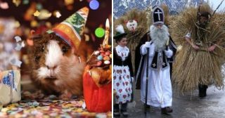 14 странных праздничных традиций, которые до сих пор встречаются в мире