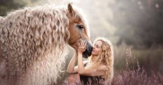 Девушка из Голландии похвасталась своей лошадью с невероятно красивой гривой