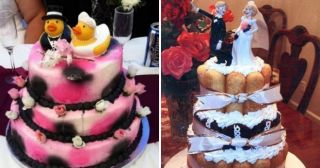 30 худших свадебных тортов, которые точно испортят праздник