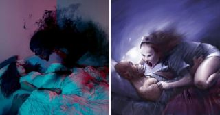 Странное искусство: 20 рисунков, которые помогут оценить весь ужас сонного паралича