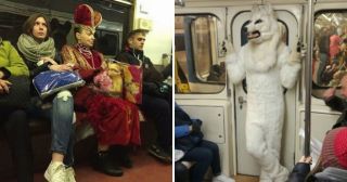 20 странных пассажиров метро, которые опять рассмешили пользователей Сети