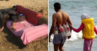 Подсмотрено на пляже – 16 нереально смешных фото с отдыха