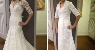 Вот что бывает, когда заказываешь свадебное платье через Интернет…