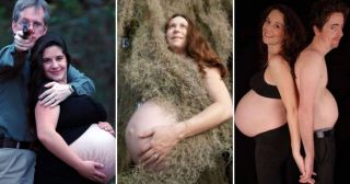 17 жутких фотографий беременных, которые лучше не стоит повторять