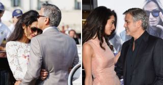 30 самых милых и романтичных фото Джорджа и Амаль Клуни 