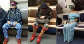 Люди из метро: 20 фото, перед просмотром которых надо укрепить психику
