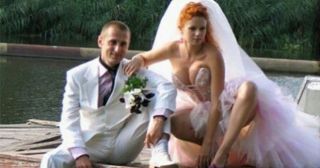 Русскую свадьбу умом не понять: 25 «угарных» фотографий