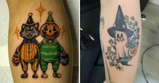 20+ крутых татуировок, которые люди сделали себе на Хэллоуин
