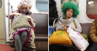 Кого только не встретишь в метро: 20 забавных и странных пассажиров