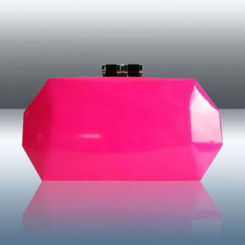 клатч Hot fashion флуоресцентный розовый