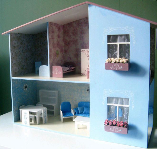 Кукольный дом из фанеры