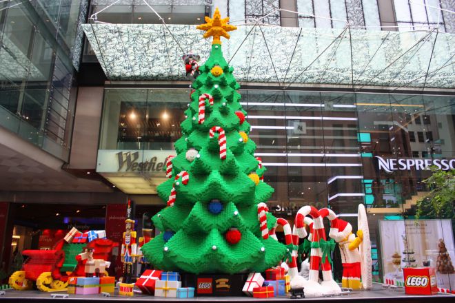 Pitt Street Mall Lego Tree