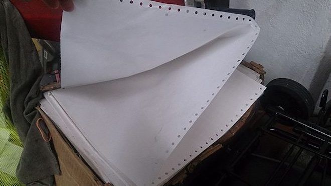 Бумага для матричного принтера