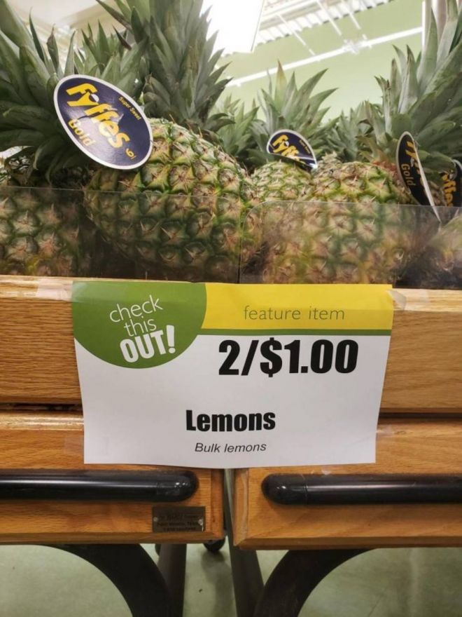 ананас по цене лимона