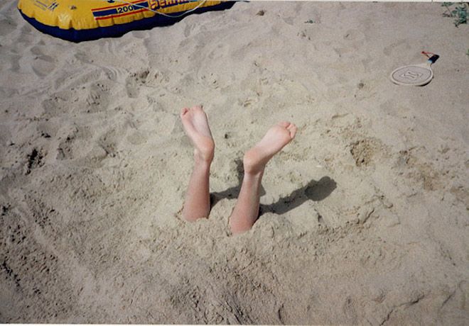 Ноги из песка