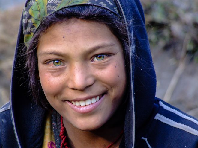 Непальская девушка