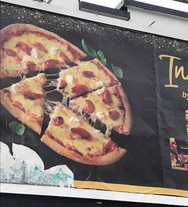 реклама пиццы