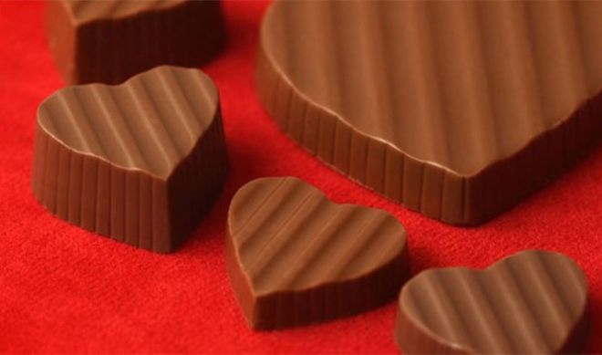 Шоколадные сердца