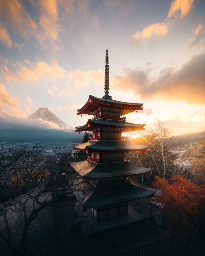 Восход солнца в Киото
