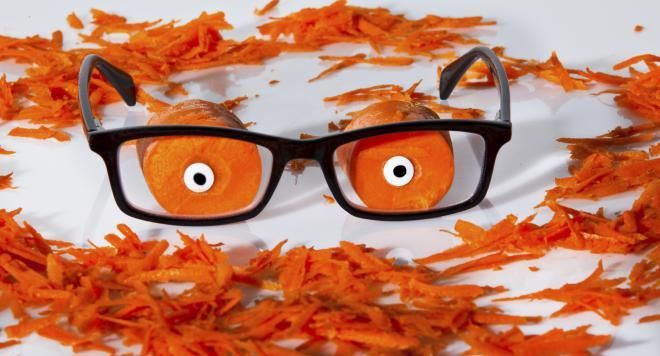 Морковь и глаза