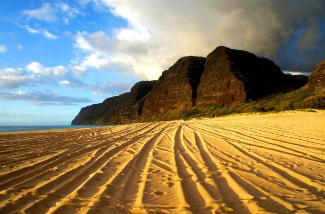 Polihale Beach, Гавайи, США