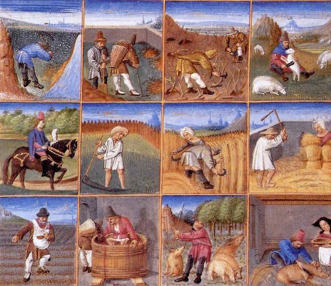 Работа в Средневековье