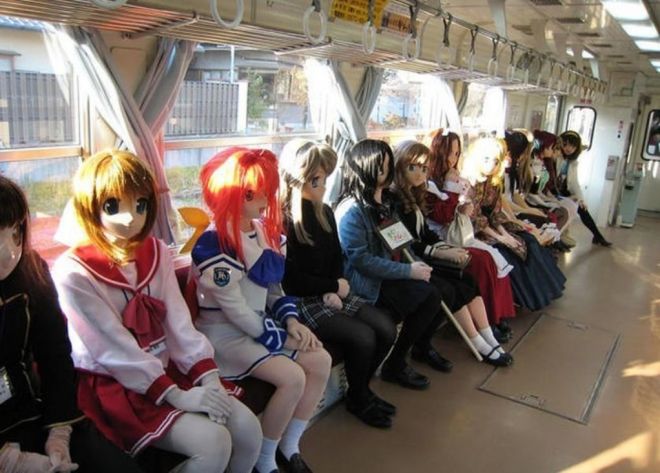 в японском метро