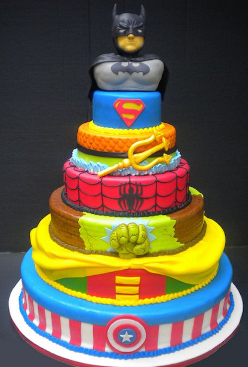 Супергеройский торт
