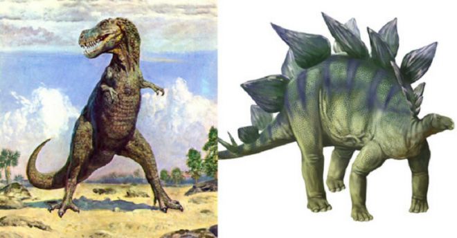 Фото с динозаврами 18 века
