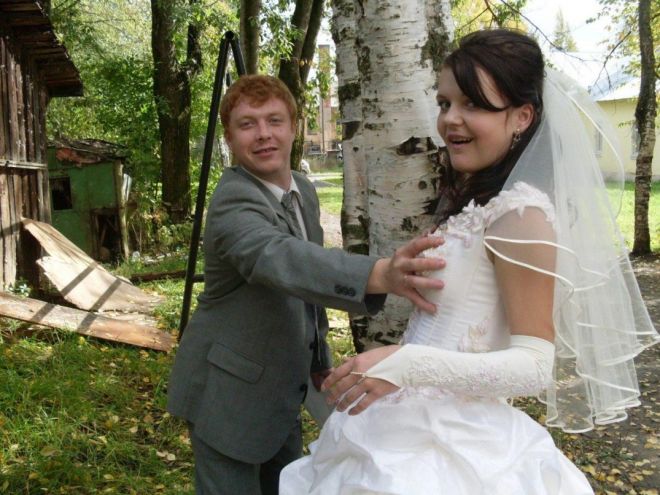 Русскую свадьбу умом не понять: 25 «угарных» фотографий  22povod_dlya_gordosti