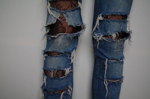 Колготки с джинсами