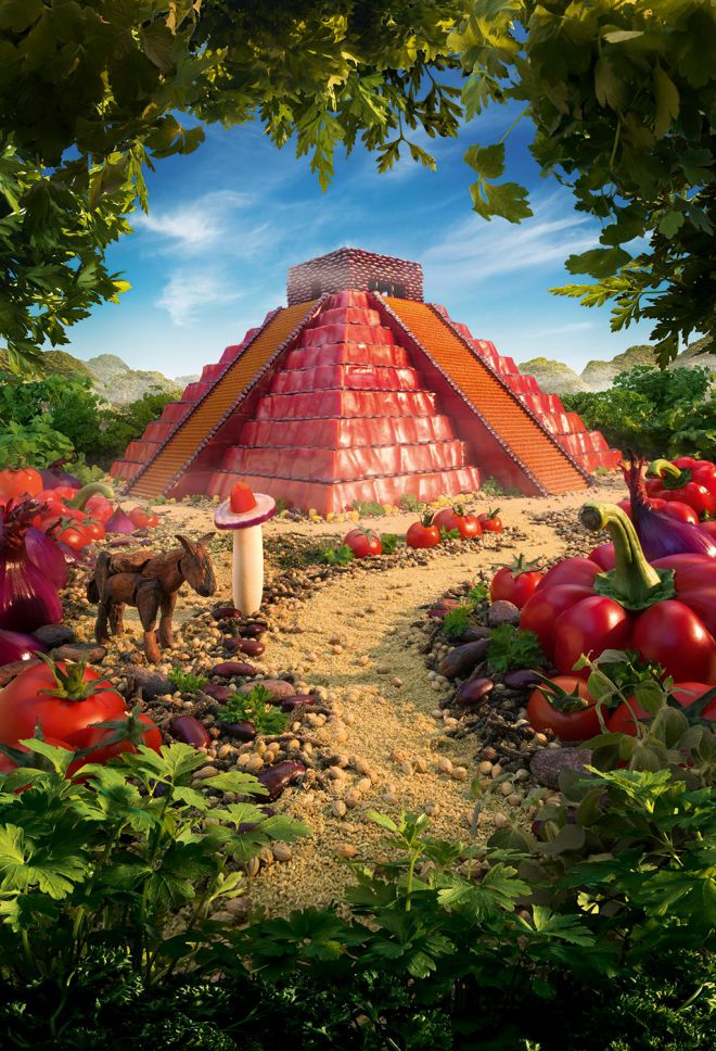 Съедобные пирамиды Майя