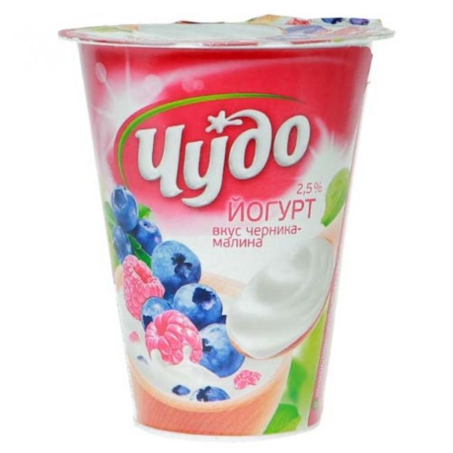 Стакан йогурта
