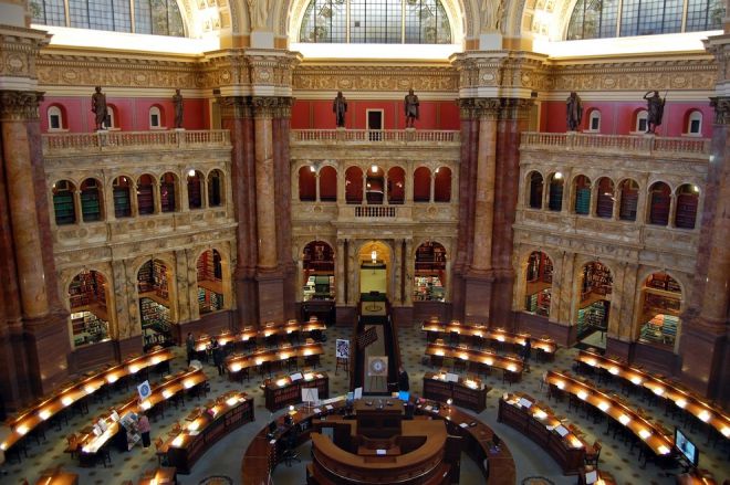 Библиотека Конгресса сверху