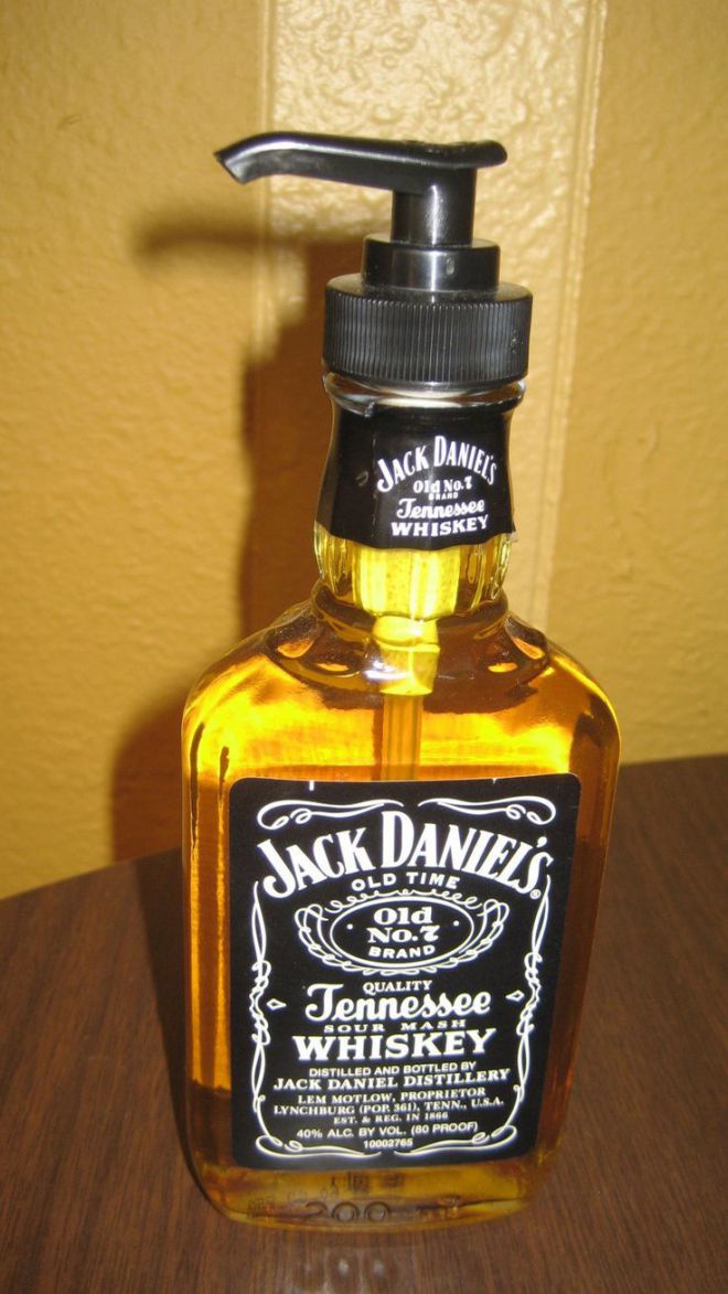 Мыло в бутылке Джека Дэниэлса
