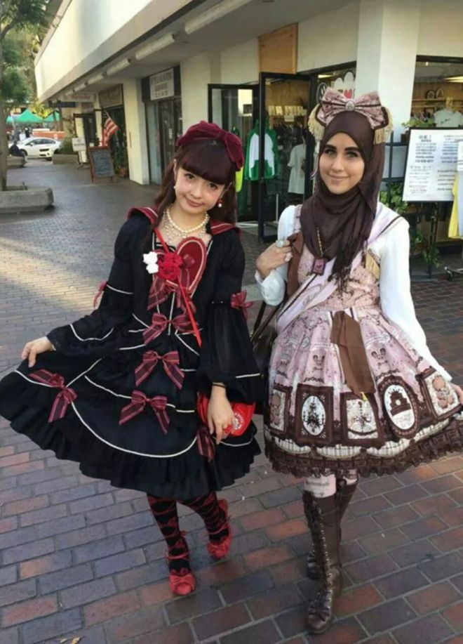 японская лолита и лолита в хиджабе