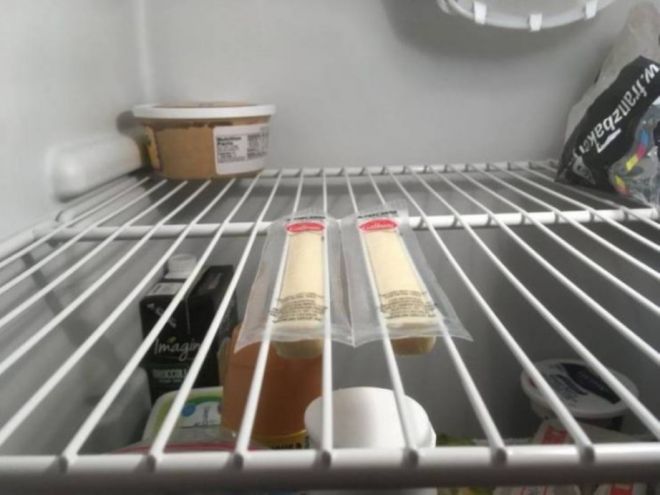 в холодильнике