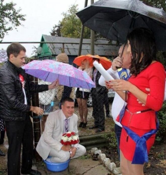 Русскую свадьбу умом не понять: 25 «угарных» фотографий  8radi_lyubimoy