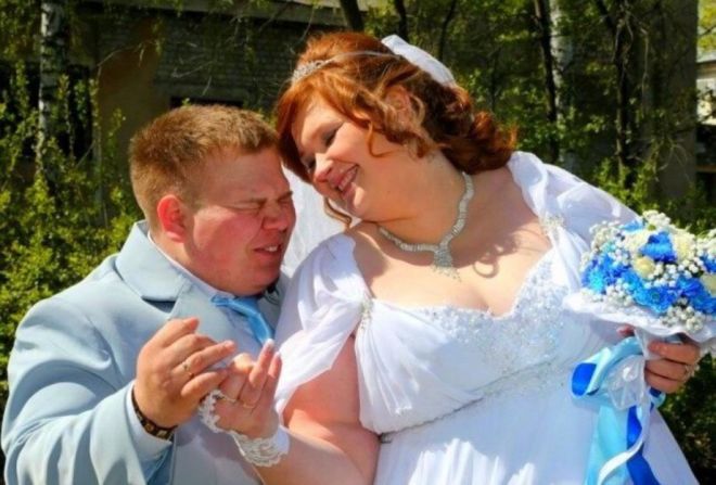 Русскую свадьбу умом не понять: 25 «угарных» фотографий  - Страница 2 8zazhmurilsya_ot_schastya