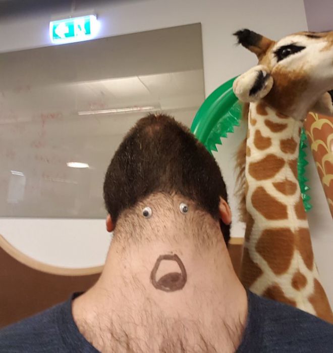 Борода с жирафиком