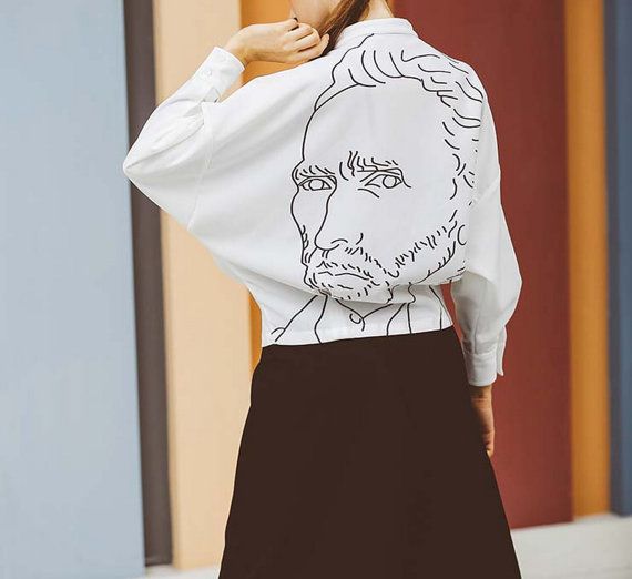 Блуза «Портрет Ван Гога»