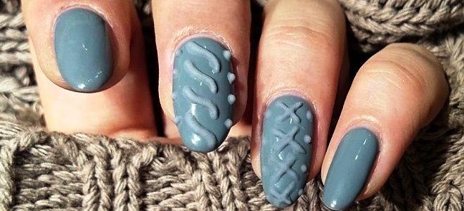 nail design sweater