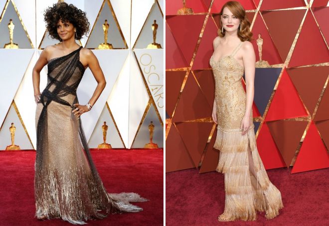 Лучшие платья на краснаой дорожке Оскар 2017