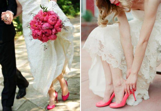 красивые свадебные туфли