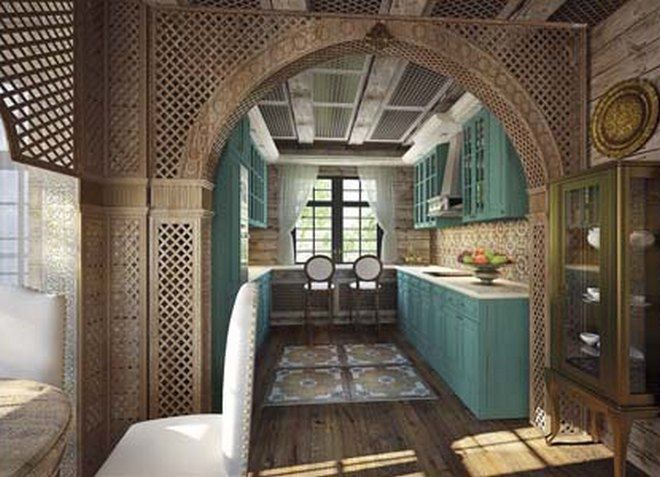 Интерьер кухни в арабском стиле